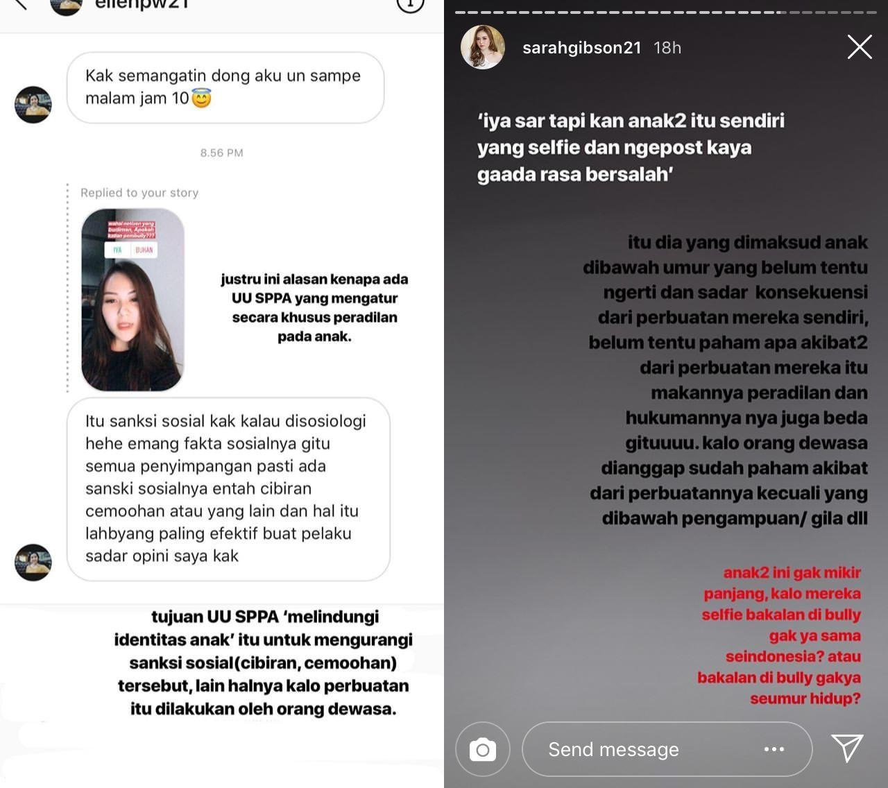 Sarah Gibson Bahas Viralnya #JusticeforAudrey dari Sisi UU SPPA. Begini Penjelasannya!