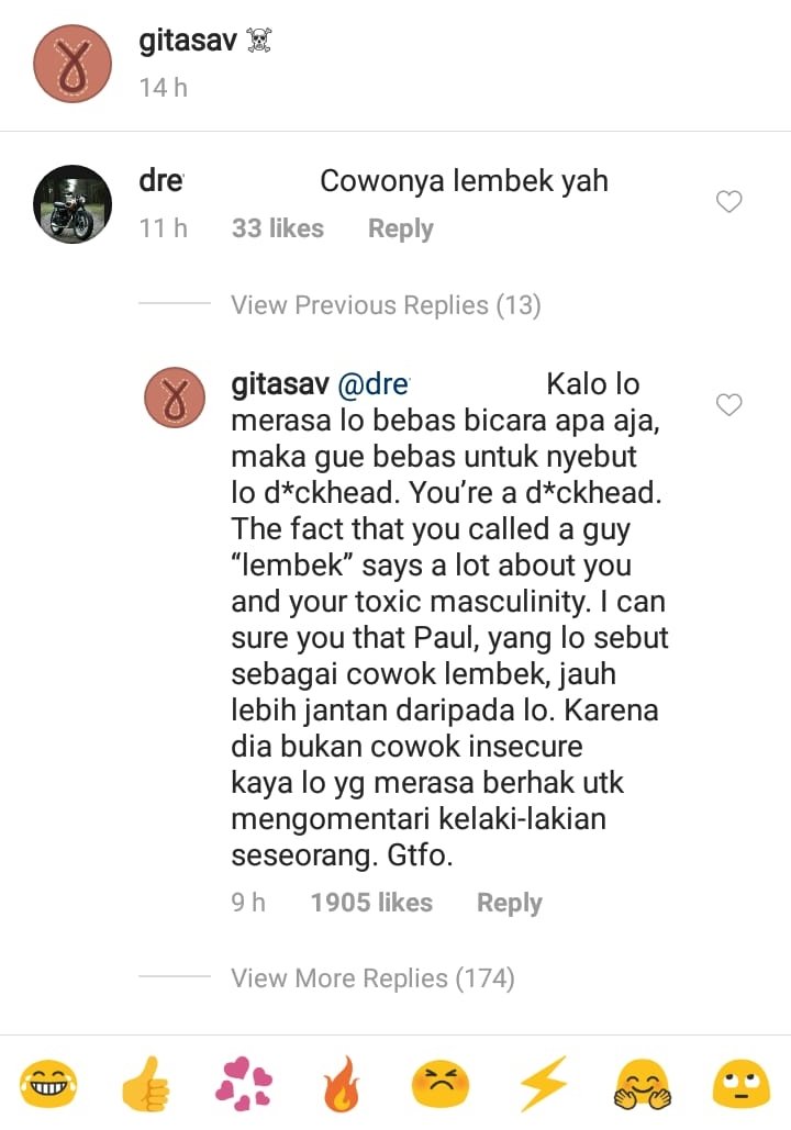 Suami Dikatain Lembek, Gitasav Serang Balik Follower yang Ceplas-Ceplos. Hmm, Tobatlah Warganet~