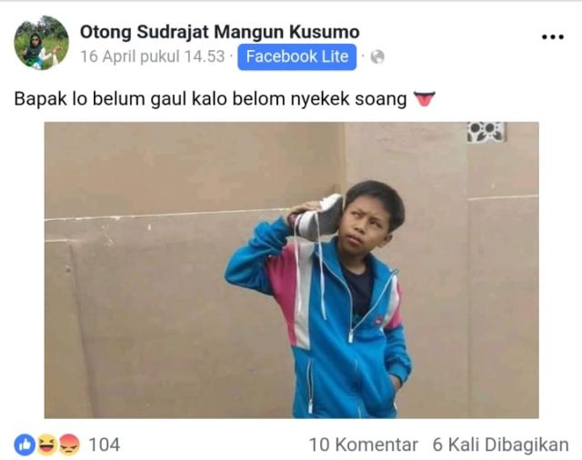 13 Status Kocak Otong Sudrajat, Bocah Penakluk Soang Asal Sunda. Aksinya Bikin Ngakak Sampai Mules