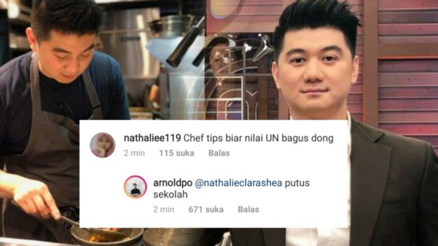 14 Reaksi Kocak Chef Arnold Tanggapi Komentar Kocak Warganet. Nggak Nyangka, Aslinya Receh Banget