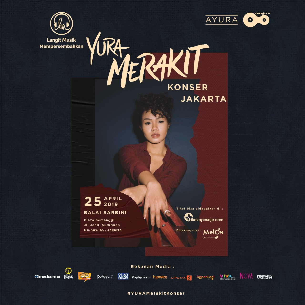 Yura Yunita Menggelar “Yura Merakit Konser Jakarta”. Perayaan Album Bertajuk Merakit yang Dirilis September 2018.