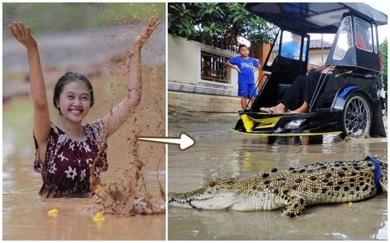 Nggak Cukup Photoshoot di Lubang, Kini Masyarakat Lepas Buaya Saking Desperatenya Jadi Kreatif Nih