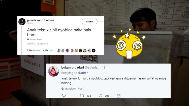 Beda Jurusan, Ternyata Beda Cara Coblosnya. Begini Kocaknya Kalau 15 ‘Tipe Anak’ Ini Ikutan Pemilu!