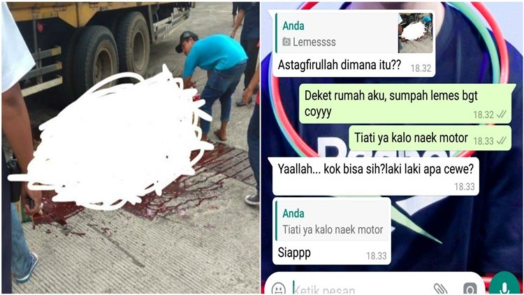 9 Reaksi Orang yang Ketipu oleh Foto ‘Terlindas Truk’. Gambar Disensor Gini Emang Bikin Ngeri sih!