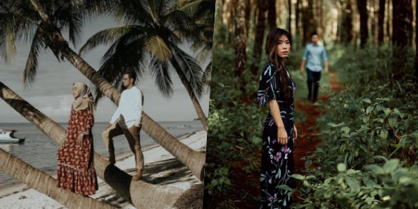 10 Inspirasi Pre-Wedding Outdoor, Tanpa Sentuhan