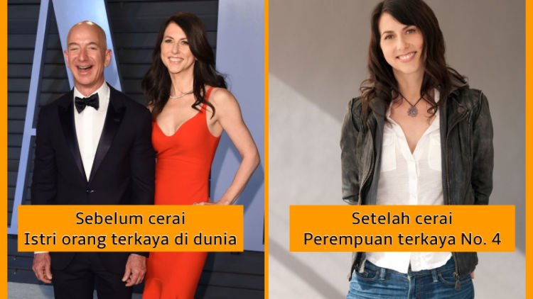 Karena Bercerai, Mackenzie Bezos Langsung Jadi Perempuan Terkaya No 4 di Dunia. Begini Ceritanya