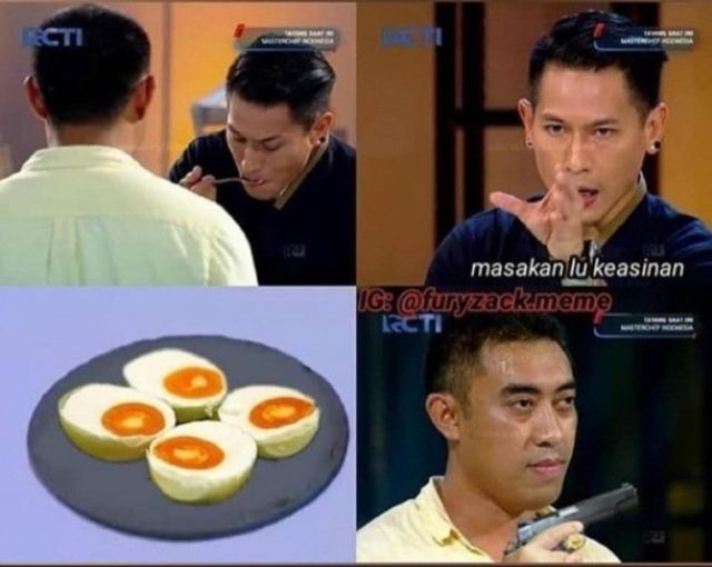 13 Meme MasterChef yang Bakal Mengocok Perutmu. Chef Juna Gagal Garang Kalau Begini Caranya