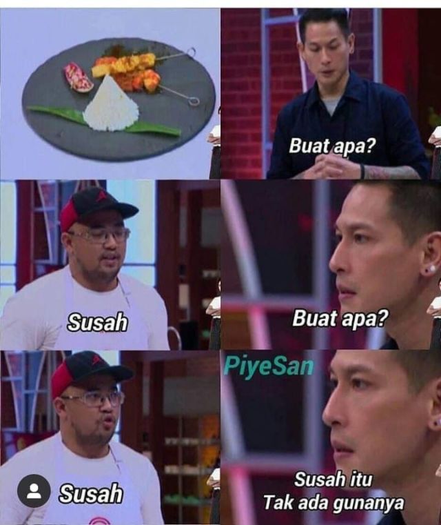 13 Meme MasterChef yang Bakal Mengocok Perutmu. Chef Juna Gagal Garang Kalau Begini Caranya