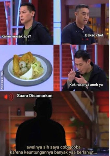 13 Meme MasterChef yang Bakal Mengocok Perutmu. Chef Juna Gagal Garang Kalau Begini Caranya