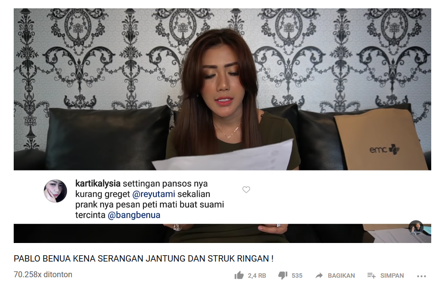 Pablo Benua Sakit, Rumor yang Muncul Antara Sakit Jantung Sampai Kena Santet. Beneran Nggak, Ya?