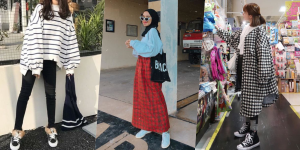 11+ Ide Style Baju Oversize Cewe ala Korea