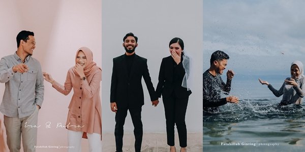 Karena Pernikahan adalah Momen Bahagia, 12 Ide Pre-Wedding dengan Pose Tertawa Ini Bisa Kamu Coba