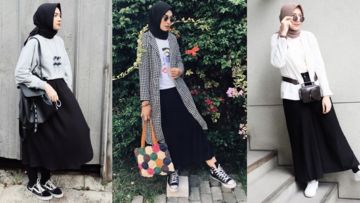 9 Ide Pakai Rok dengan Sneakers ala Selebgram Bella Attamimi. Feminin, Namun Ada Sentuhan Sporty