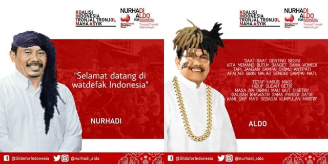 Pasangan Capres Nurhadi-Aldo Dikabarkan Pamit dari Pilpres, 6 Hal Kocak ini Mungkin Jadi Penyebabnya