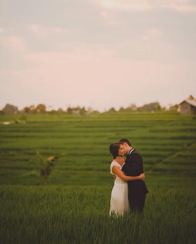 prewedding sawah