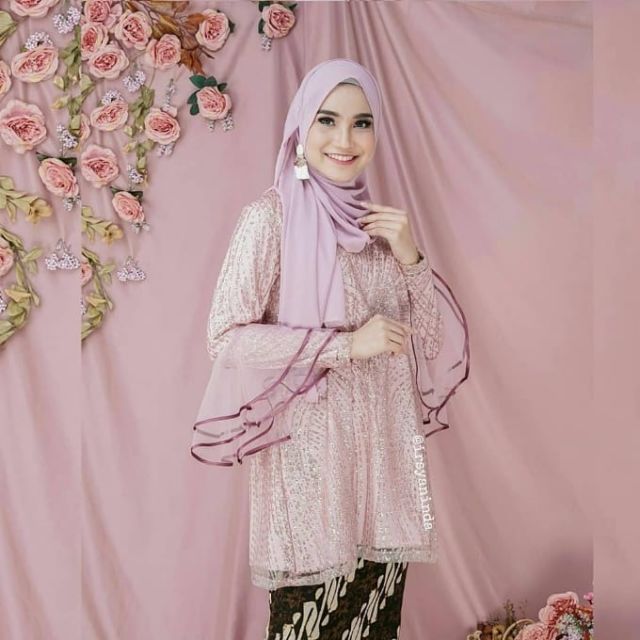 tunik brokat modern terbaru