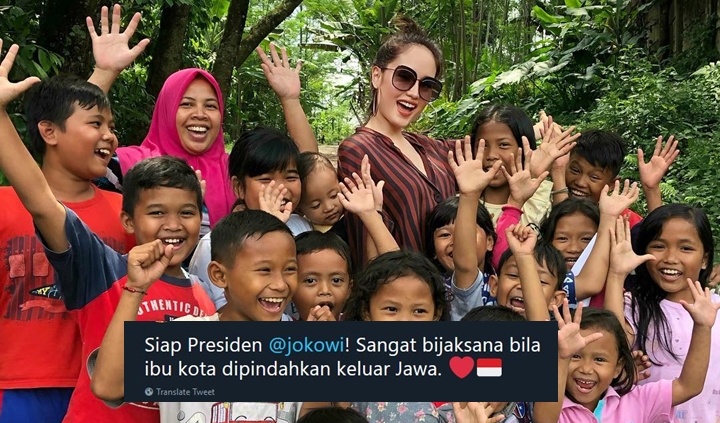 Cinta Laura Dukung Ibu Kota Dipindahkan, Ini Nih Reaksi Positif dari Warganet!