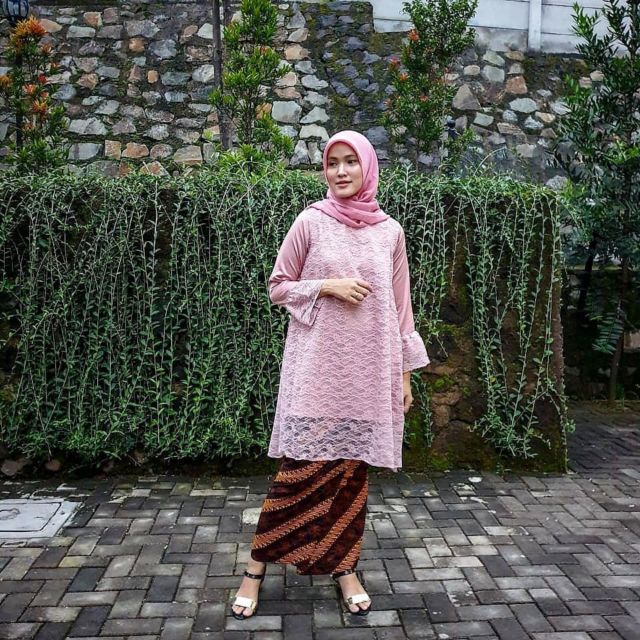 tunik brokat modern terbaru