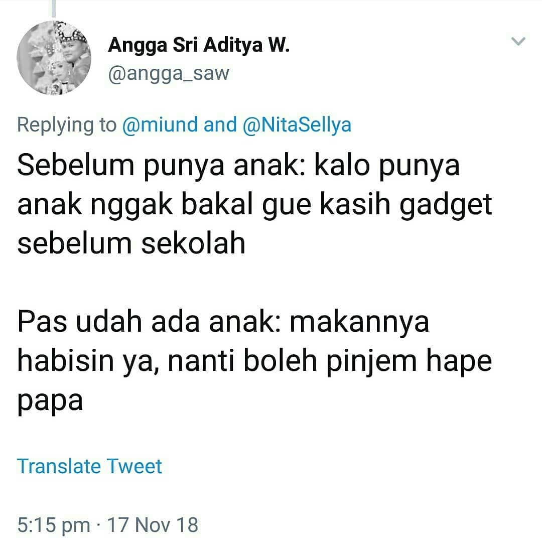 8 Cuitan Warganet Tentang Realita Pola Pikir Sebelum dan Sesudah Punya Anak. Beda Jauh Ternyata!