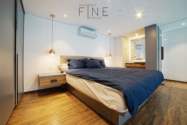 Kamar tidur cowok Brooklyn Soho & Apartment di Tangerang karya Fine Team Studio