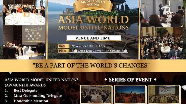 Pendaftaran Asia World MUN III Telah Dibuka. Jadilah Bagian dari Perubahan Dunia!