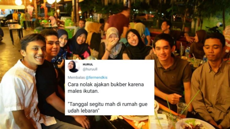 10 Cara Konyol Nolak Ajakan Bukber Beruntun Ala Warganet. Biar Duitnya Bisa Buat Beli Baju Lebaran