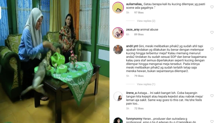 Sinetron Azab Kembali Jadi Sorotan Karena Diduga Aniaya Kucing, Warganet Meradang. Hadeeeeh!