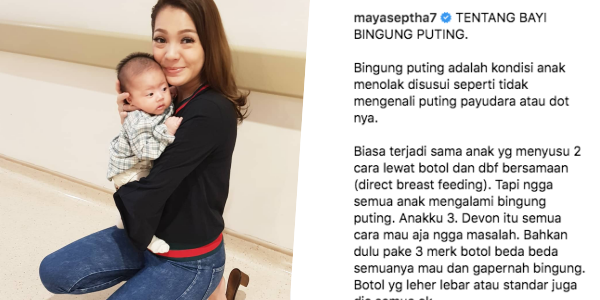 Anak Sempat Alami Bingput, Ini Curhatan Maya Septha di Instagramnya. Sudah Tahu Apa Itu Bingput?