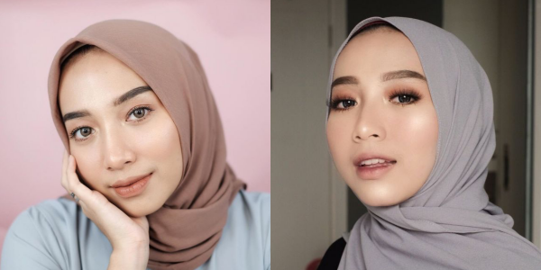 8 Ide Make-up Hijab ala Beauty Influencer Fathi Nurimaniah, Tanpa Cukur Alis. Ugh, Manisnya!