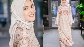 Shandy Aulia Hadiri Bukber Keluarga Besar, Tampilannya dengan Hijab Bikin Pangling