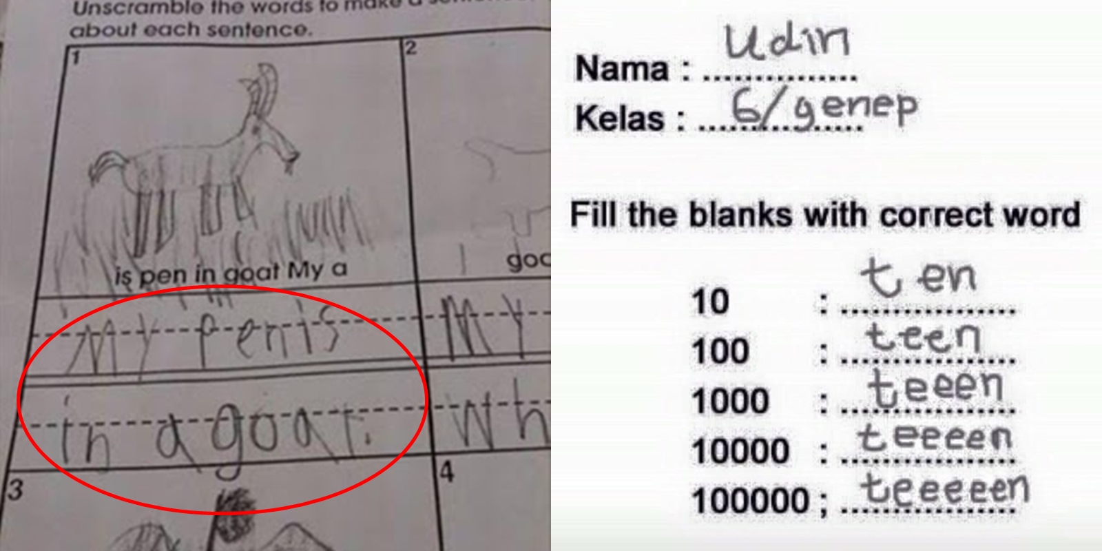 10 Jawaban Konyol Anak SD Saat Jawab Ujian Bahasa Inggris. Nggak Kebayang Gimana Reaksi Gurunya