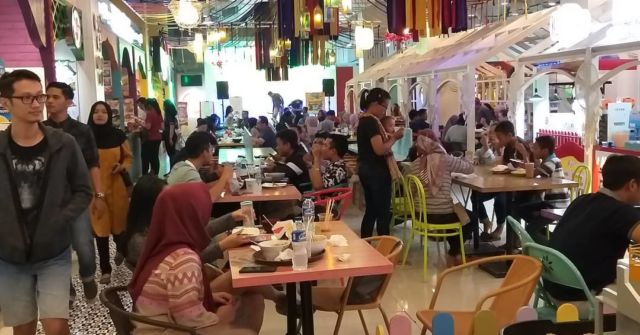 Suasana Eatventure JCM saat Weekend