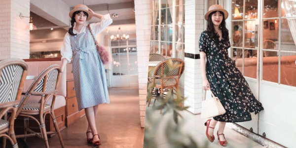 10 Ide Padu Padan Mini Dress ala Selebgram Vanessa Andrea, Lucu-lucu ala Aktris Korea Gitu~