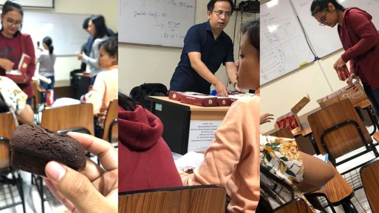 Bagikan Takjil Berbuka Kepada Mahasiswa, Dosen Nonmuslim ini Patut Diteladani. Toleransi Bikin Adem~