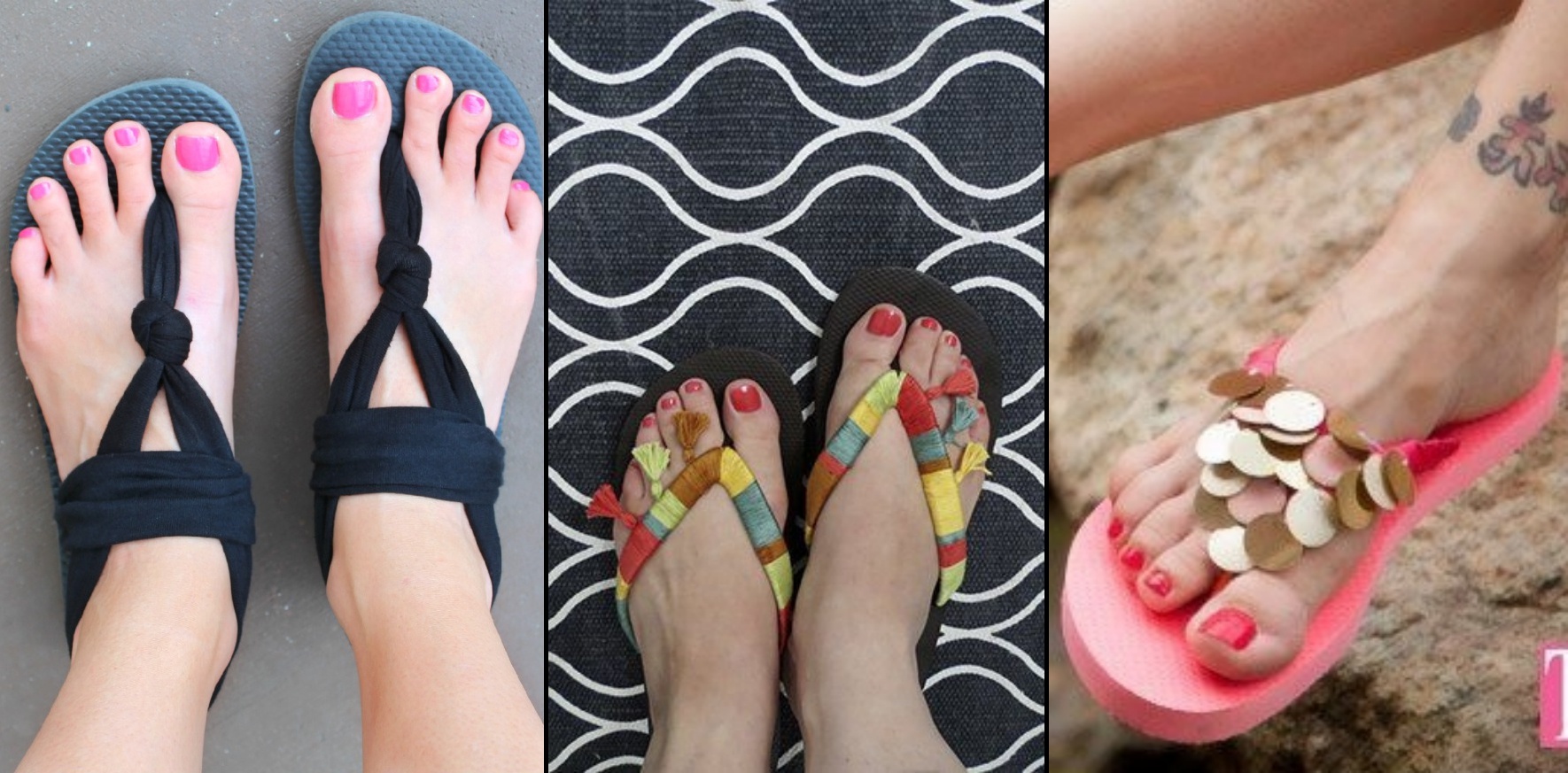 DIY Sandal Jepit Kreasi yang Nggak Ada di Toko. Tadinya Murahan Jadi Naik Levelnya