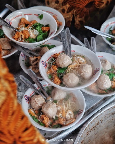 Bakso PK sebelum diantar ke Pelanggan - Photo by Rider Kulineran