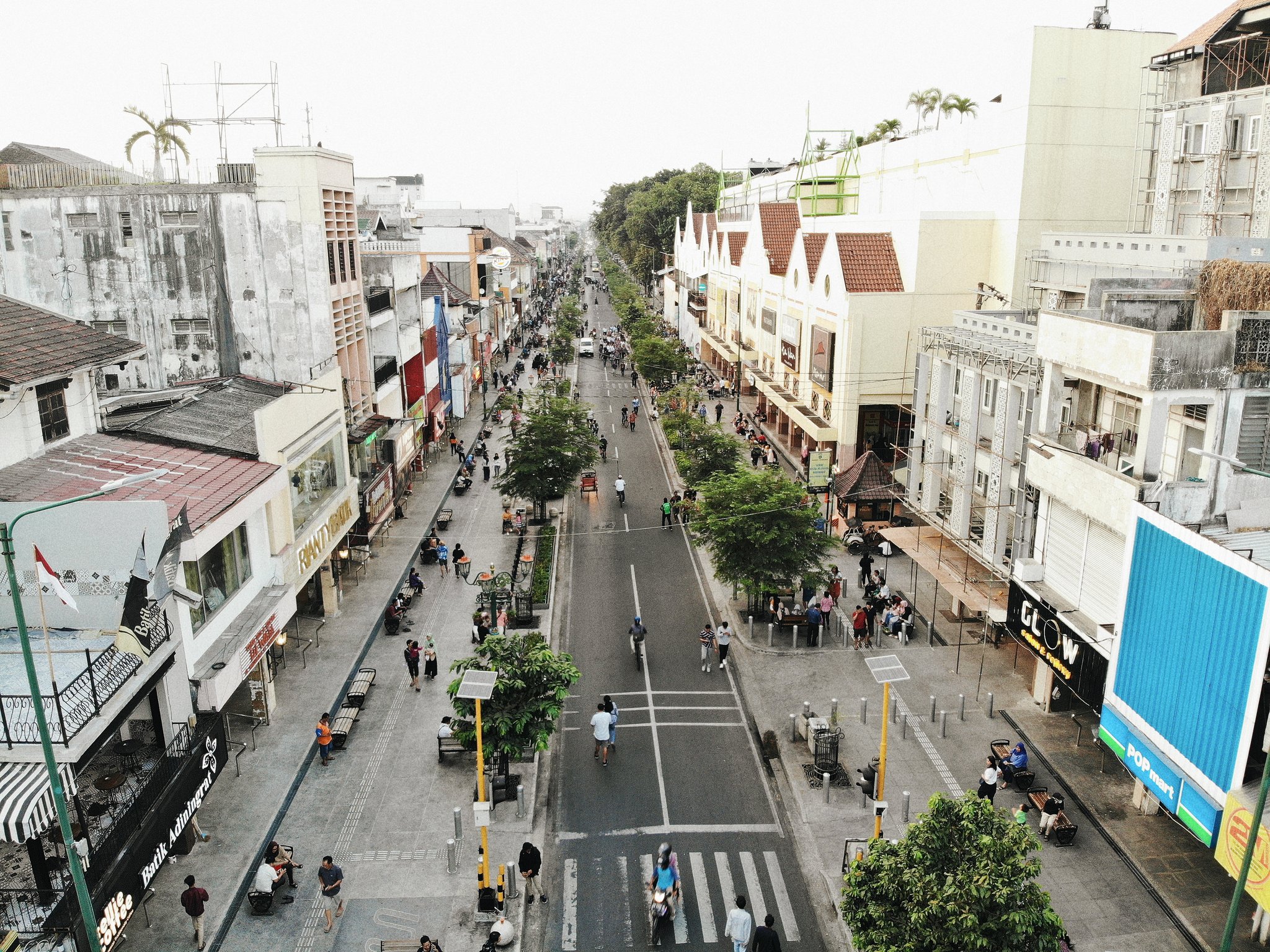 Begini Suasana Malioboro Saat Uji Coba Tanpa Kendaraan Bermotor. Kangen Jogja yang Begini Kan?