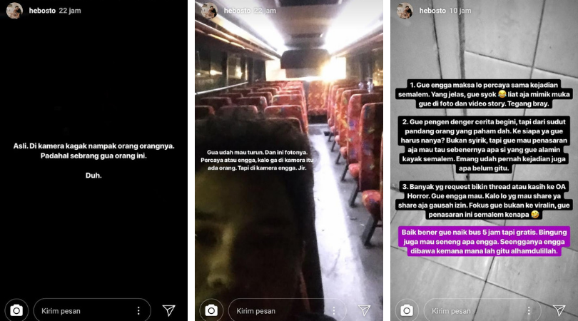 Viral, Seorang Penumpang Naik Bus Hantu dari Bekasi Menuju Bandung. Kisahnya Ngeri Banget Sih!