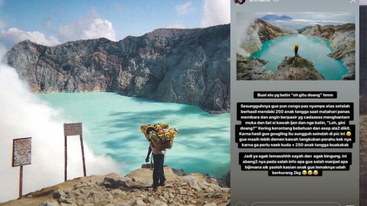 Nggak Selamanya Teknologi Membantu, Selebgram ini Mau ke Kawah Ijen Malah Nyasar ke Bromo. Sedih!