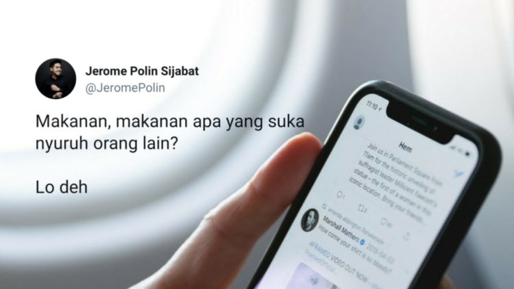 10 Tebak-Tebakan Selebtwit @JeromePolin yang Kocak Sekaligus Bikin KZL. Receh Banget Kayak Kembalian