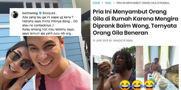 Dikira Prank, Orang Ini Jamu Orang Gangguan Jiwa di Rumah. Baim Wong: Ada yang Tahu Kontak Orang Ini?