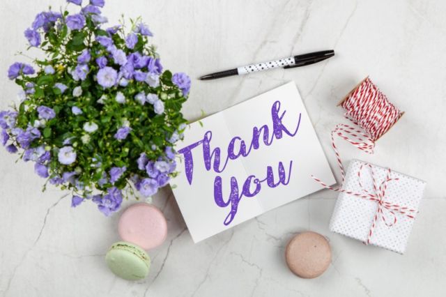 purple-petaled-flower-and-thank-you-card-2072169