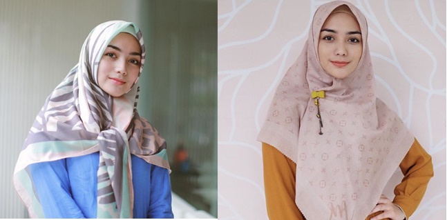 Adaptasi Bentuk Hijab Simpel Citra Kirana Usai Mantap Berhijrah. Cuma Butuh 1 Peniti!