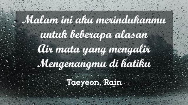 Kim Taeyeon, Rain