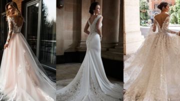 10 Ide V Back Wedding Dress yang Chic di Momen Resepsi. Bonusnya, Tubuh Bakal Terlihat Lebih Tinggi