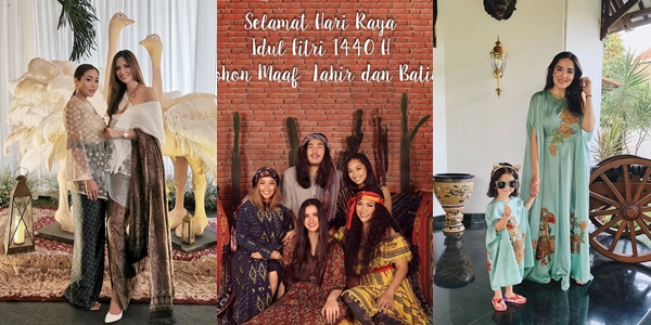 10 Parade Busana Selebritas Saat Rayakan Lebaran. Dari Elegan Hingga Pakai Konsep Bohemian!