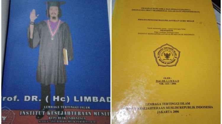 Tak Disangka-sangka, Limbad Ternyata Punya Gelar Profesor Lo. Tesisnya Aja Kelihatan Sulit Banget!