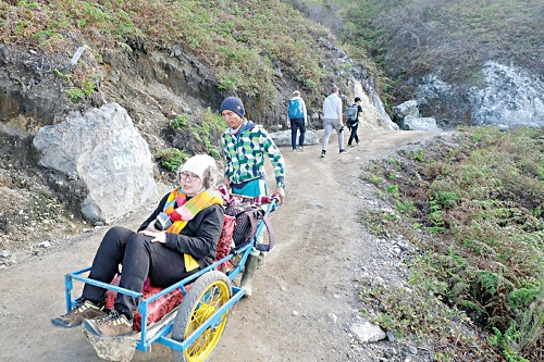 Taksi di gunung ijen