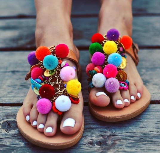 sandal colorfull