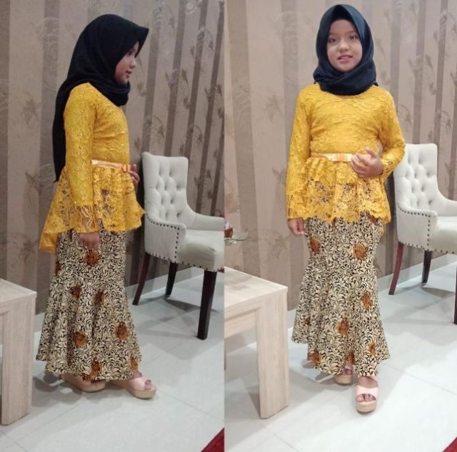 Kebaya Brokat Anak Terbaru